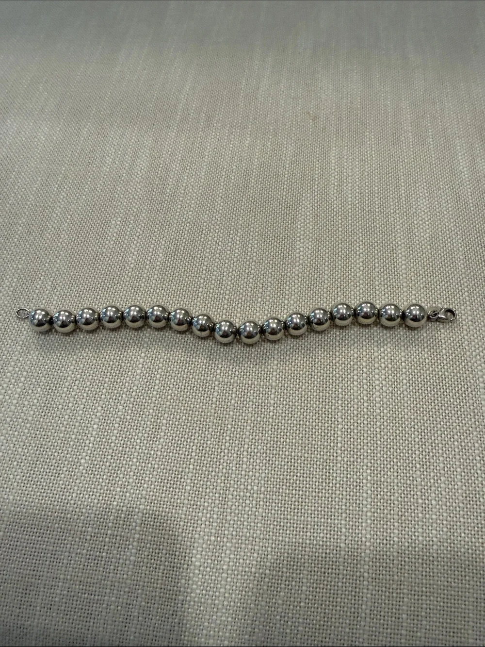 Tiffany & Co. Classic Sterling Silver Beaded Bracelet - Picture 1 of 3